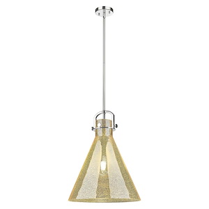 Newton Cone - 1 Light Pendant-17.25 Inch Tall and 16 Inch Wide - 1423058