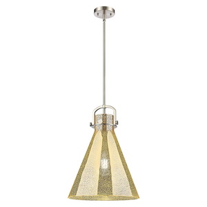 Newton Cone - 1 Light Pendant-15 Inch Tall and 14 Inch Wide - 1423378