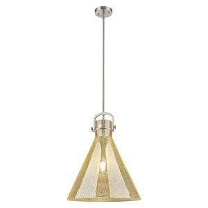 Newton Cone - 1 Light Pendant-17.25 Inch Tall and 16 Inch Wide - 1423379