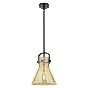 Newton Cone - 1 Light Mini Pendant-13.13 Inch Tall and 10 Inch Wide - 1423257