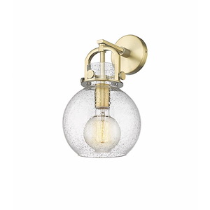 Newton Sphere - 1 Light Wall Sconce-14 Inches Tall and 8 Inches Wide - 1423256