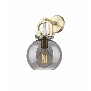 Newton Sphere - 1 Light Wall Sconce-14 Inches Tall and 8 Inches Wide - 1423087
