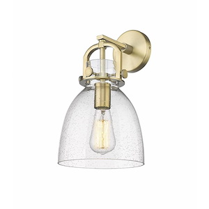 Newton Bell - 1 Light Wall Sconce In Industrial Style-14.25 Inches Tall and 9.25 Inches Wide - 1423259