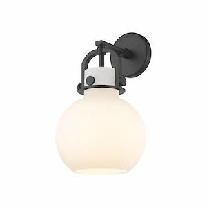 Newton Sphere - 1 Light Wall Sconce-14 Inches Tall and 8 Inches Wide - 1423388