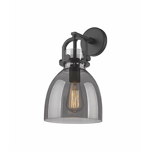 Newton Bell - 1 Light Wall Sconce In Industrial Style-14.25 Inches Tall and 9.25 Inches Wide - 1423320