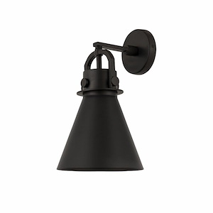 Newton Cone - 1 Light Wall Sconce In Industrial Style-14.25 Inches Tall and 8 Inches Wide - 1329951
