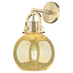 Newton Sphere - 1 Light Wall Sconce-14 Inches Tall and 8 Inches Wide - 1423390