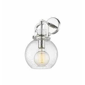 Newton Sphere - 1 Light Wall Sconce-14 Inches Tall and 8 Inches Wide - 1423131