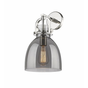 Newton Bell - 1 Light Wall Sconce In Industrial Style-14.25 Inches Tall and 9.25 Inches Wide - 1423249