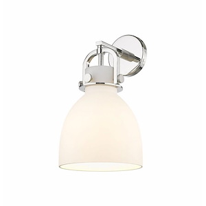 Newton Bell - 1 Light Wall Sconce In Industrial Style-14.25 Inches Tall and 9.25 Inches Wide - 1423260
