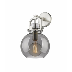 Newton Sphere - 1 Light Wall Sconce-14 Inches Tall and 8 Inches Wide - 1423704