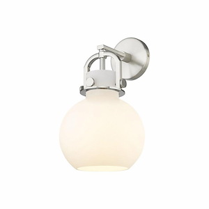 Newton Sphere - 1 Light Wall Sconce-14 Inches Tall and 8 Inches Wide - 1423322