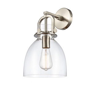 Newton Bell - 1 Light Wall Sconce In Industrial Style-14.25 Inches Tall and 9.25 Inches Wide - 1423341