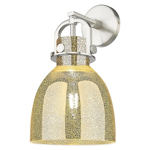 Newton Bell - 1 Light Wall Sconce-9.25 Inch Wide and 14.25 Inch Tall - 1372582