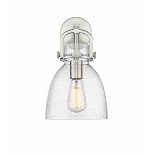 Newton Bell - 1 Light Wall Sconce In Industrial Style-14.25 Inches Tall and 9.25 Inches Wide - 1423271