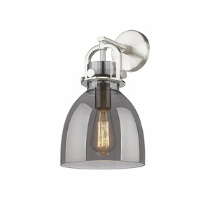 Newton Bell - 1 Light Wall Sconce In Industrial Style-14.25 Inches Tall and 9.25 Inches Wide - 1423408