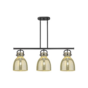 Newton Bell - 3 Light Stem Hung Arched Island-16.38 Inch Tall and 41.5 Inch Wide - 1373887