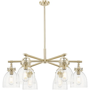 Newton Bell - 6 Light Chandelier-16.25 Inch Tall and 34.63 Inch Wide - 1423342