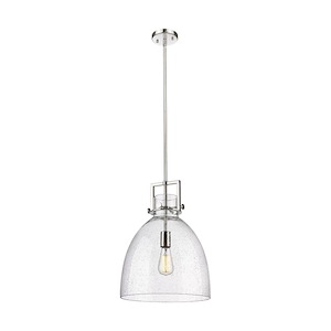 Newton Bell - 1 Light Pendant-15 Inch Tall and 14 Inch Wide - 1423714