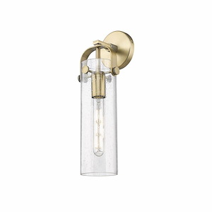 Pilaster - 1 Light Glass Wall Sconce-17 Inch Tall and 4.5 Inch Wide - 1426378