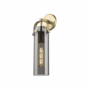 Pilaster - 1 Light Glass Wall Sconce-17 Inch Tall and 4.5 Inch Wide - 1423755