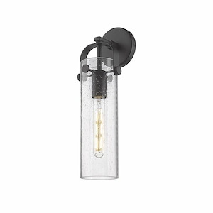 Pilaster - 1 Light Glass Wall Sconce-17 Inch Tall and 4.5 Inch Wide - 1423758