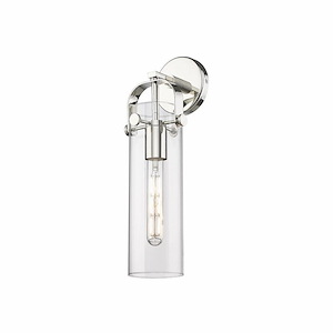 Pilaster - 1 Light Glass Wall Sconce-17 Inch Tall and 4.5 Inch Wide - 1423781