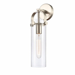 Pilaster - 1 Light Glass Wall Sconce-17 Inch Tall and 4.5 Inch Wide - 1423750