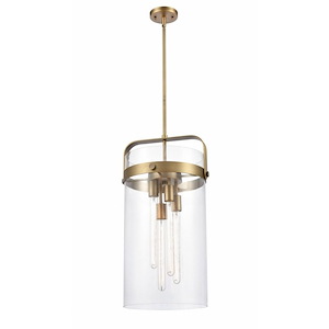 Pilaster - 4 Light Stem Hung Pendant-24.5 Inch Tall and 12 Inch Wide - 1291995