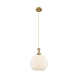 Astor - 1 Light Cord Hung Mini Pendant-14 Inch Tall and 10 Inch Wide - 1373898