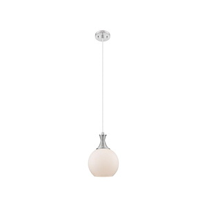 Astor - 1 Light Cord Hung Mini Pendant-12 Inch Tall and 8 Inch Wide - 1373913