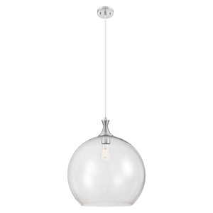 Astor - 1 Light Cord Hung Pendant-14 Inch Wide and 18.5 Inch Tall - 1372592