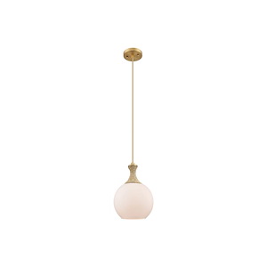 Astor - 1 Light Cord Hung Mini Pendant-11.75 Inch Tall and 8 Inch Wide - 1373891