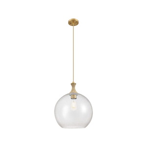 Astor - 1 Light Cord Hung Rope Pendant-18.5 Inch Tall and 14 Inch Wide - 1373876
