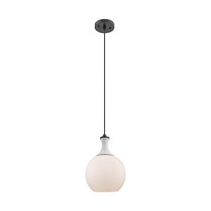 Astor - 1 Light Cord Hung Mini Pendant-11.75 Inch Tall and 8 Inch Wide - 1373891