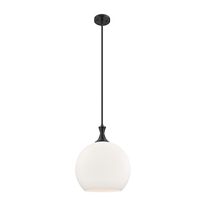 Astor - 1 Light Stem Hung Pendant-18.38 Inch Tall and 14 Inch Wide - 1373935