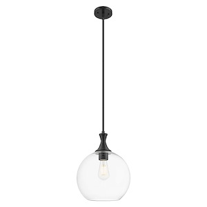 Astor - 1 Light Stem Hung Mini-Pendant-12 Inch Wide and 15.38 Inch Tall - 1372599