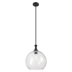 Astor - 1 Light Stem Hung Pendant-14 Inch Wide and 18.38 Inch Tall - 1372600
