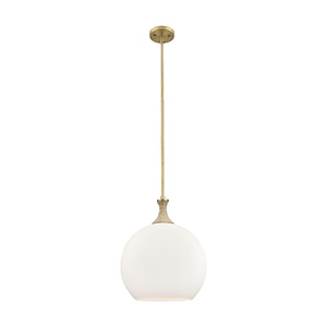 Astor - 1 Light Stem Hung Rope Pendant-18.38 Inch Tall and 14 Inch Wide - 1373919