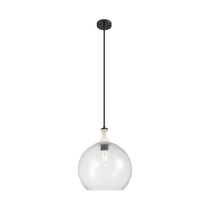 Astor - 1 Light Stem Hung Rope Pendant-18.38 Inch Tall and 14 Inch Wide - 1373919