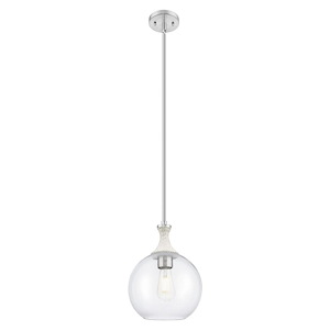 Astor - 1 Light Stem Hung Rope Mini-Pendant-10 Inch Wide and 13.75 Inch Tall - 1372602