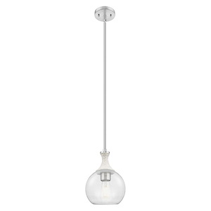 Astor - 1 Light Stem Hung Rope Mini-Pendant-8 Inch Wide and 11.75 Inch Tall - 1372605