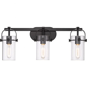 Pilaster - 3 Light Bath Vanity In Industrial Style-11 Inches Tall and 24.25 Inches Wide - 1067800