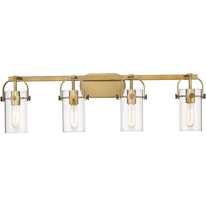 Pilaster - 3 Light Bath Vanity In Industrial Style-11 Inches Tall and 34.88 Inches Wide - 1067802