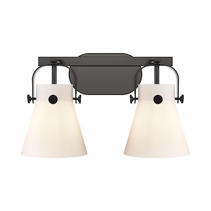 Pilaster II Cone - 2 Light Bath Vanity-10.13 Inch Tall and 17 Inch Wide - 1291876