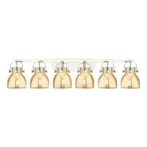 Pilaster II Bell - 6 Light Bath Vanity-10.13 Inch Tall and 45.5 Inch Wide - 1373713