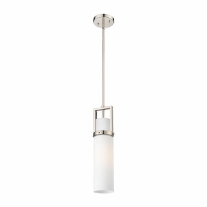Utopia - 1 Light Pendant In Contemporary Style-17.63 Inches Tall and 4.25 Inches Wide - 1297643