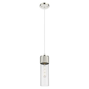 Bolivar - 1 Light Cord Hung Pendant-4.75 Inch Wide and 12 Inch Tall - 1372606