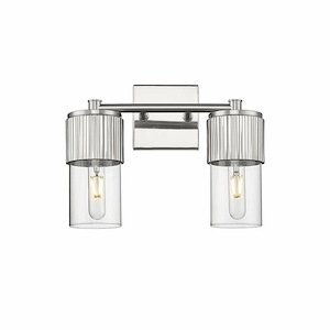 Bolivar - 2 Light Bath Vanity In Industrial Style-9.5 Inches Tall and 13.5 Inches Wide - 1297695