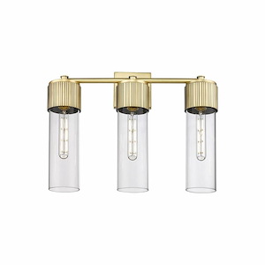 Bolivar - 3 Light Bath Vanity In Industrial Style-16 Inches Tall and 20.5 Inches Wide - 1297701